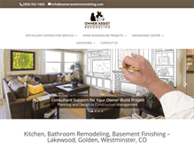Tablet Screenshot of ownerassistremodeling.com